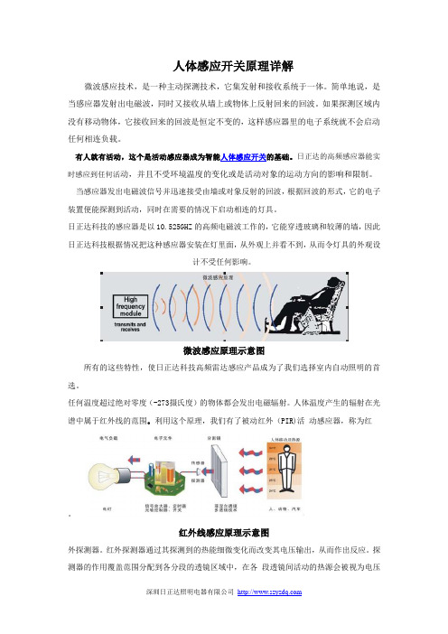 人体感应开关原理详解