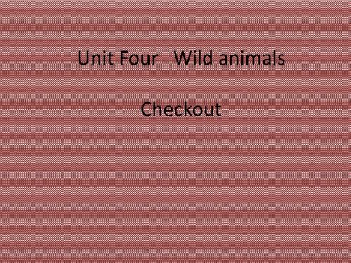 Unit4《Wildanimals》课件7(17页)(牛津译林八年级上)