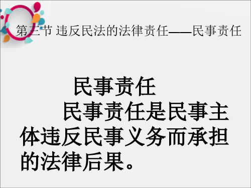 《民事责任》PPT课件 (2)