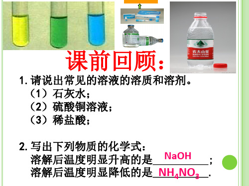 溶解度课件