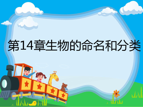 苏科版七年级下册14.1生物的命名和分类课件(20张ppt)