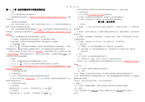 必修1、2高中物理知识点总结.pdf