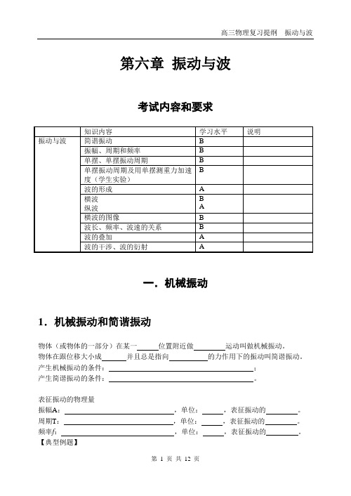 第六章振动与波