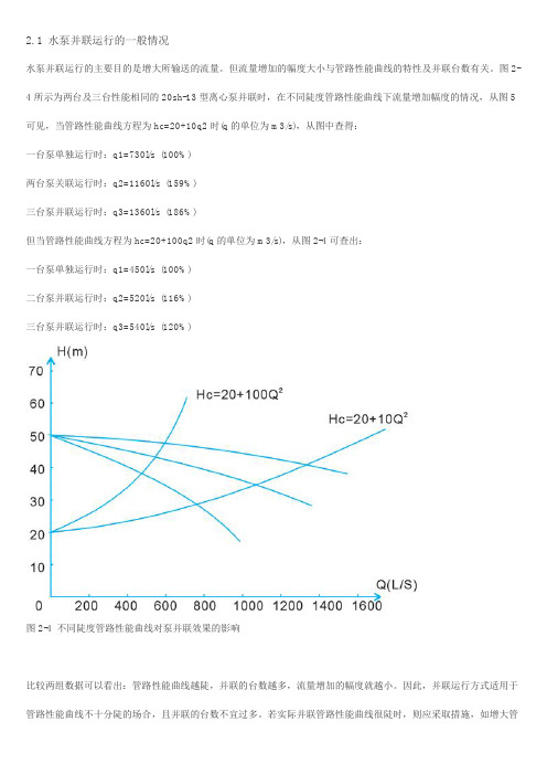 水泵并联