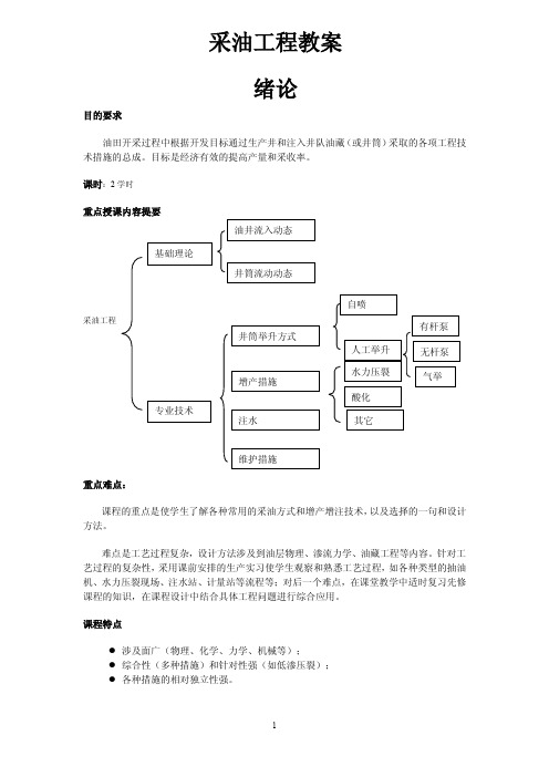 延大采油工程教案00绪论