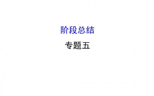 高考历史一轮复习专题五古代希腊、罗马的政治文明及近代西方民主政治阶段总结课件人民版