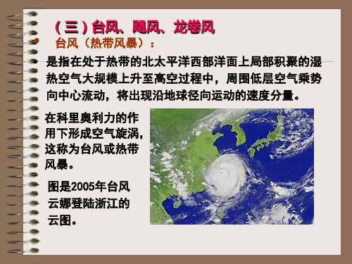 台风、飓风、龙卷风