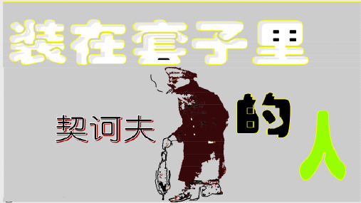 高一语文《装在套子里的人》第一课时PPT课件