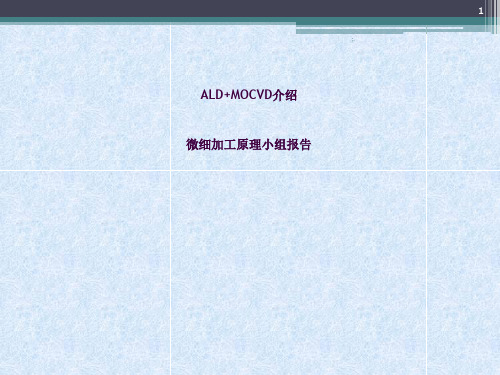 ALD+MOCVD介绍ppt课件