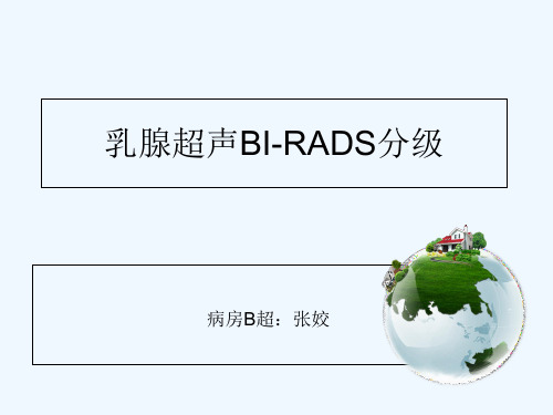 乳腺超声BIRADS分级-PPT