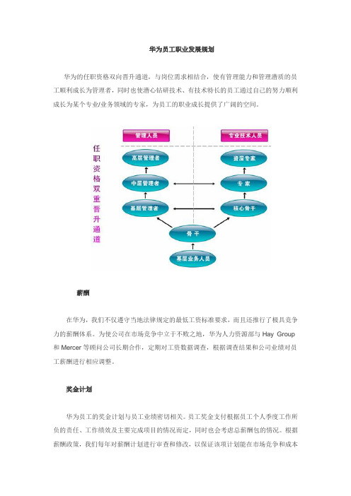 华为员工职业发展规划