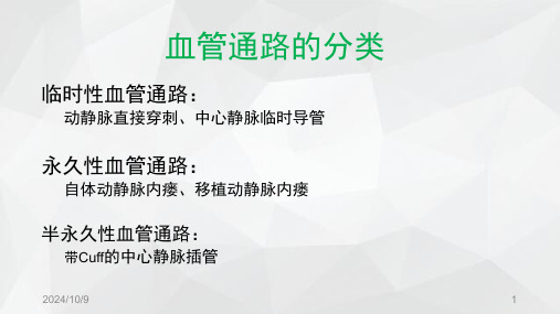 血液透析中心静脉导管ppt参考课件.ppt