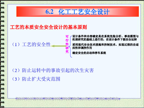 6-2 化工工艺安全设计