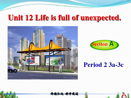 人教版九年级Unit12-Life-is-full-of-the-unexpected.(A 3a-3b)单词用法