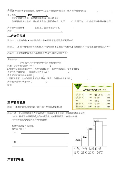 声现象辅导讲义