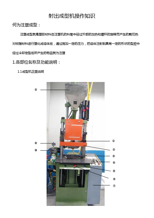 射出成型机操作知识