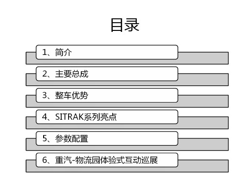 全面解析SITRAK系列重卡