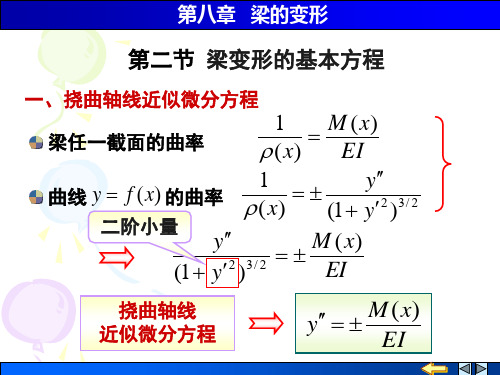 第2节 梁变形的基本方程