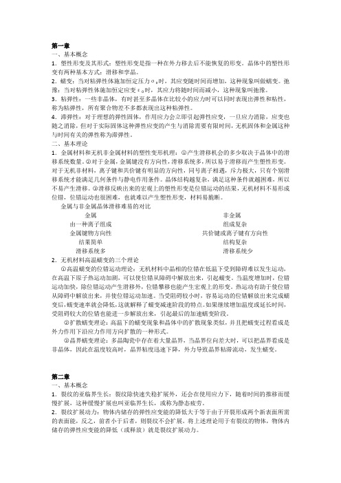 武汉理工材料物理性能复习资料