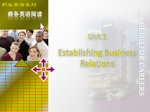 unit 3 Establishing Business Relations