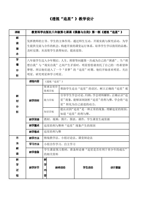 初中八年级-透视追星【区一等奖】