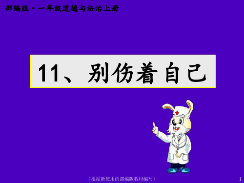 道德与法治一年级上册11、别伤着自己ppt课件