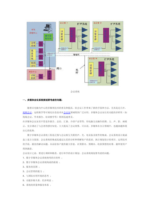 多媒体会议系统简介