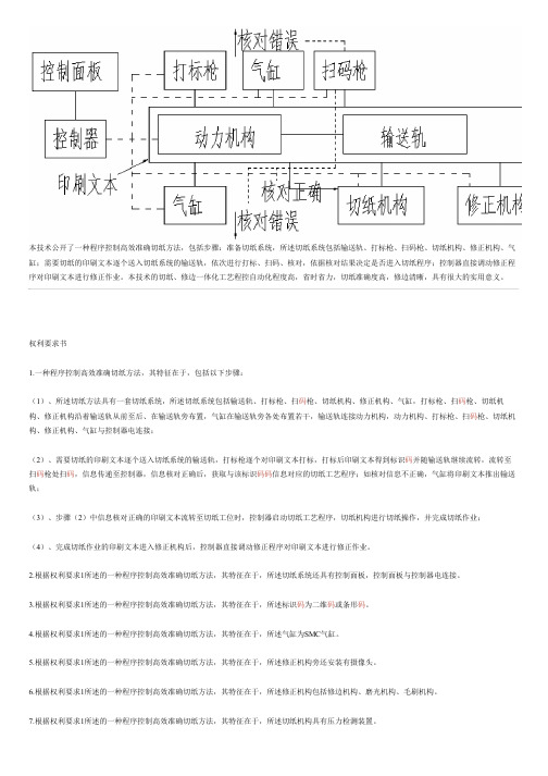 程序控制高效准确切纸方法与相关技术