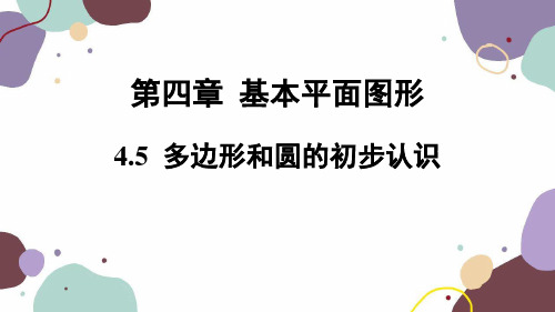 4.3 多边形和圆的初步认识 北师版数学七年级上册课件