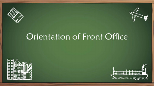 人民大2024酒店英语 课件Orientation of Front Office