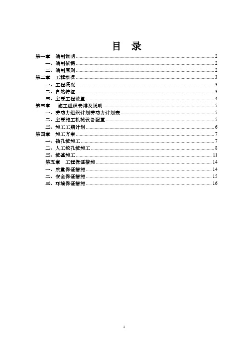 N匝道大桥桩基施工方案