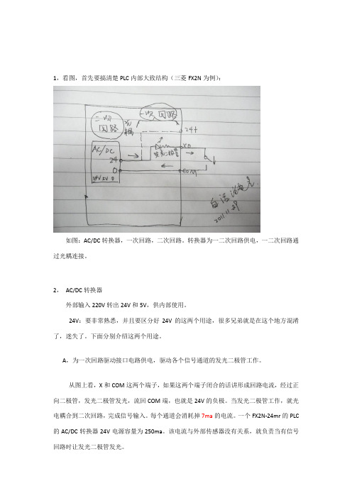 白话说电气_PLC输入接线详解(三菱FX2N,西门子)