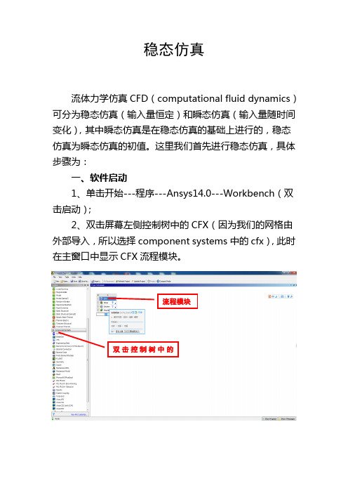 ansys_CFX稳态仿真