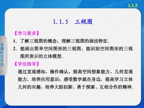 《步步高 学案导学设计》2013-2014学年 高中数学 人教B版必修2【配套备课资源】第一章 1.1.5