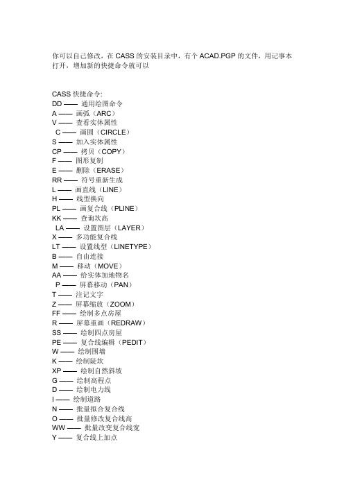 cass7.0命令