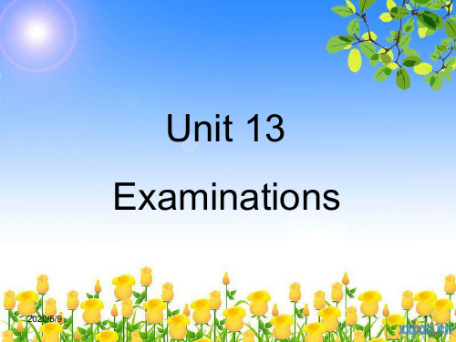 泛读教程第二册unit13 Examinations