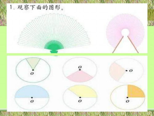 数学六年级上册《扇形的面积》