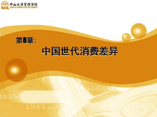 消费者行为学卢泰宏(共15)08中国世代消费差异(消费者行为学中山大学卢泰宏)汇总