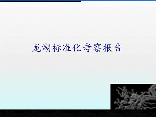 龙湖地产标准化考察报告住宅