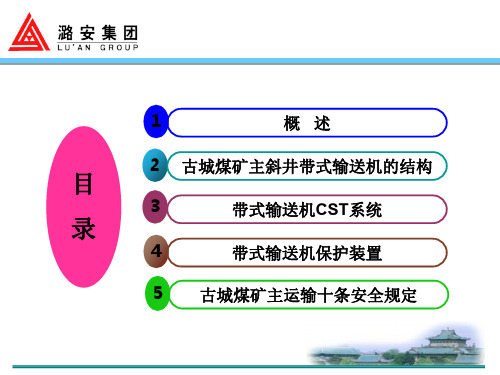 主斜井带式输送机简介