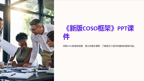 《新版COSO框架》课件