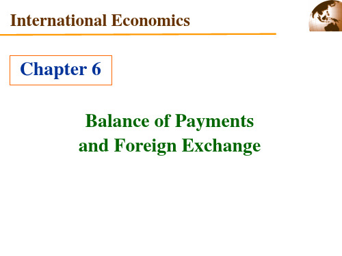 International Economics 国际经济学 Chpt 6