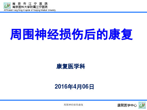 周围神经损伤康复课件