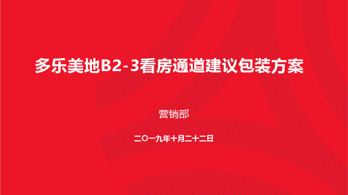 设计方案-多乐美地B2-3看房通道建议包装方案