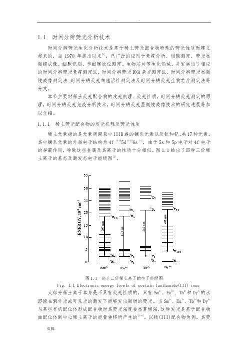 时间分辨荧光分析技术