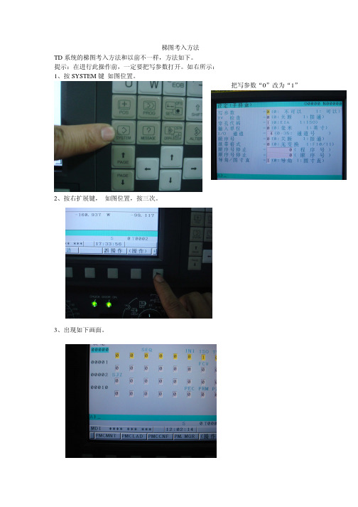 FANUC TD系统梯图输入方法