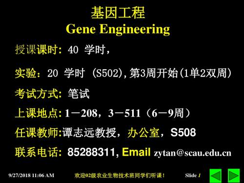 Tan第八章植物基因工程及应用