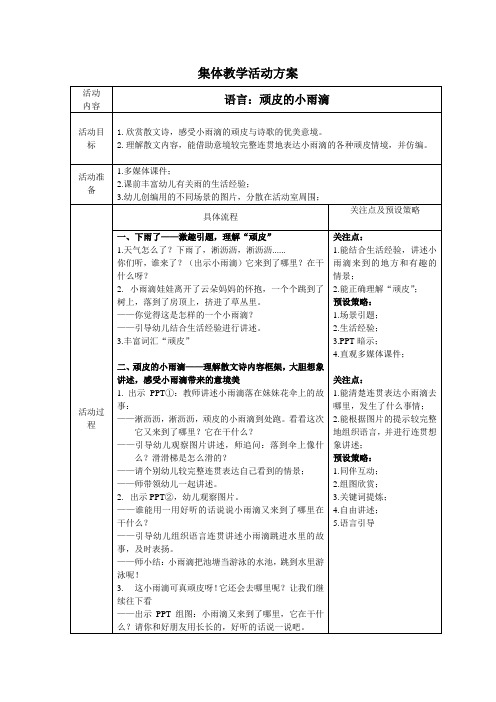 顽皮的小雨滴(1)