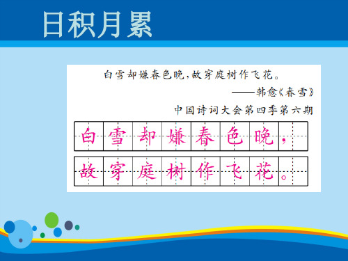 人教版九年级语文下册课件：24 诗词曲五首 (共18张PPT)