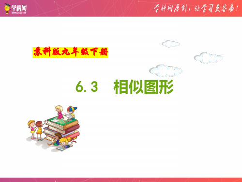 6.3 相似图形-2020-2021学年九年级数学下册教材配套教学课件(苏科版)